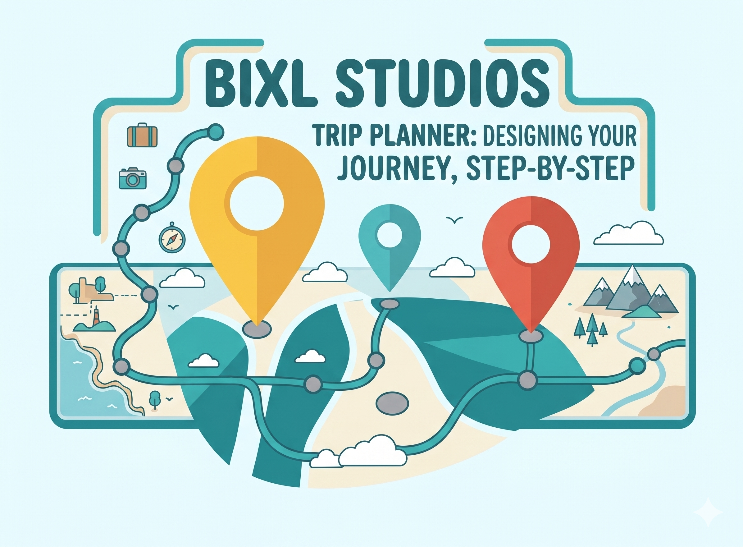 Bixl Studios — Trip Planner: designing your journey, step-by-step